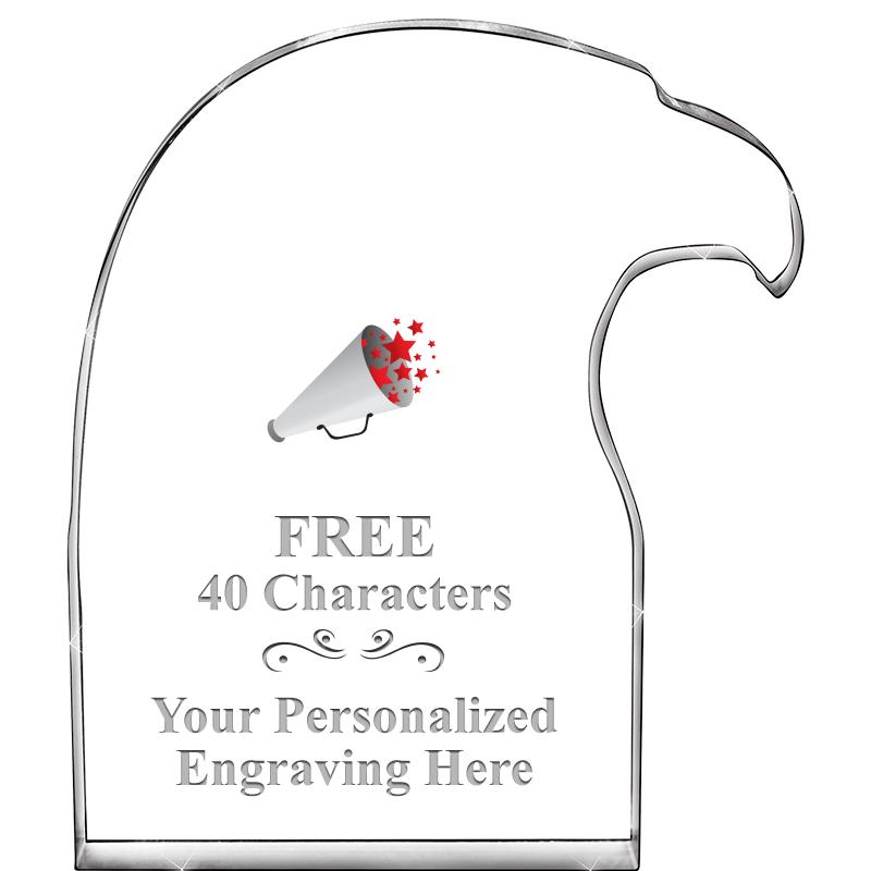 6" EAGLE HEAD ACRYLIC