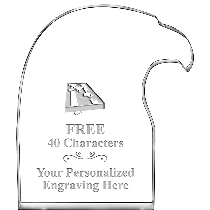 6" EAGLE HEAD ACRYLIC