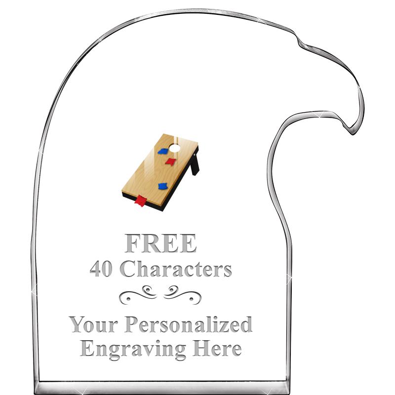 6" EAGLE HEAD ACRYLIC