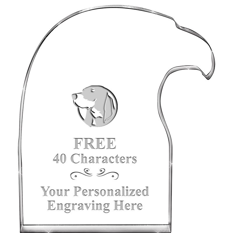 6" EAGLE HEAD ACRYLIC