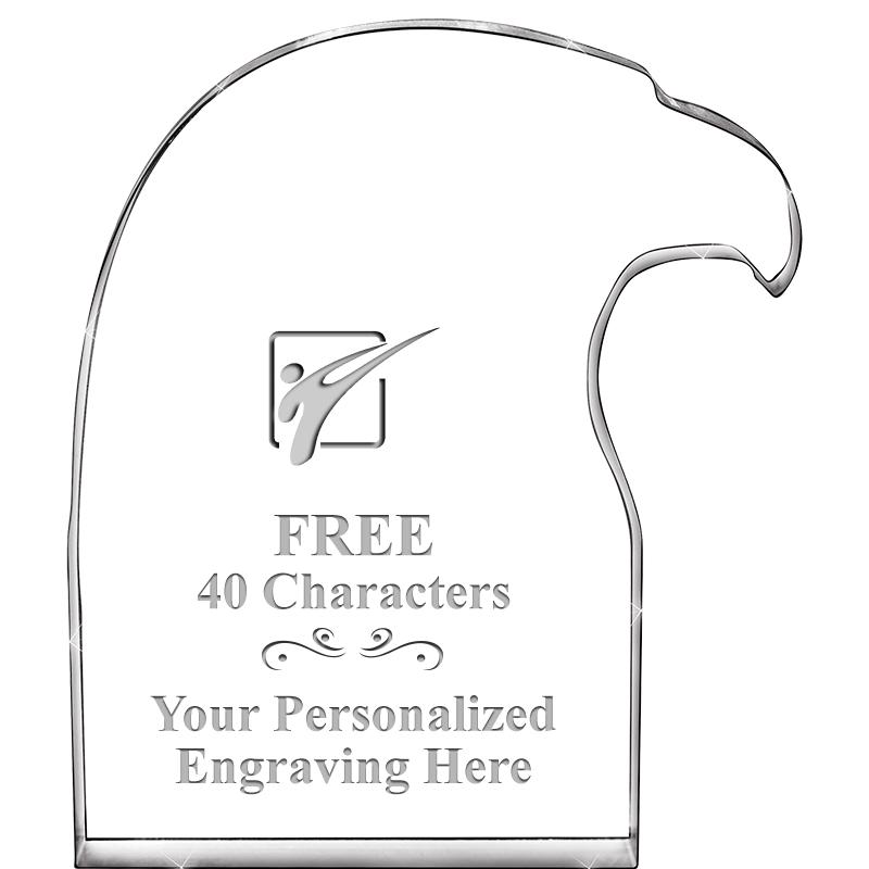 6" EAGLE HEAD ACRYLIC