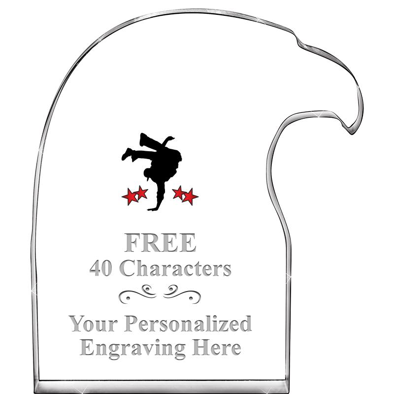 6" EAGLE HEAD ACRYLIC