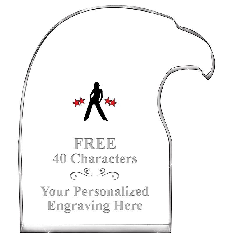 6" EAGLE HEAD ACRYLIC