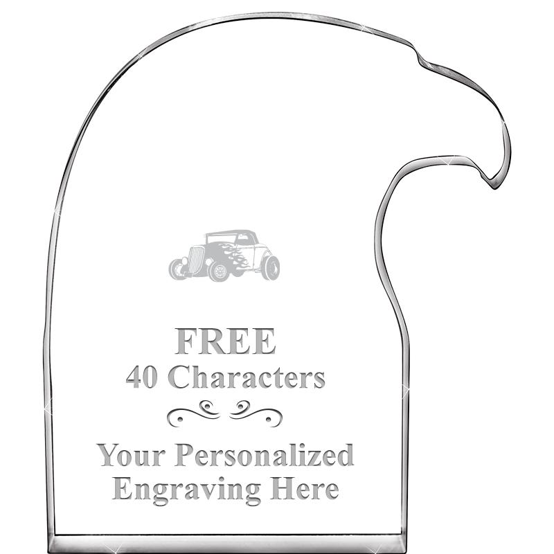 6" EAGLE HEAD ACRYLIC