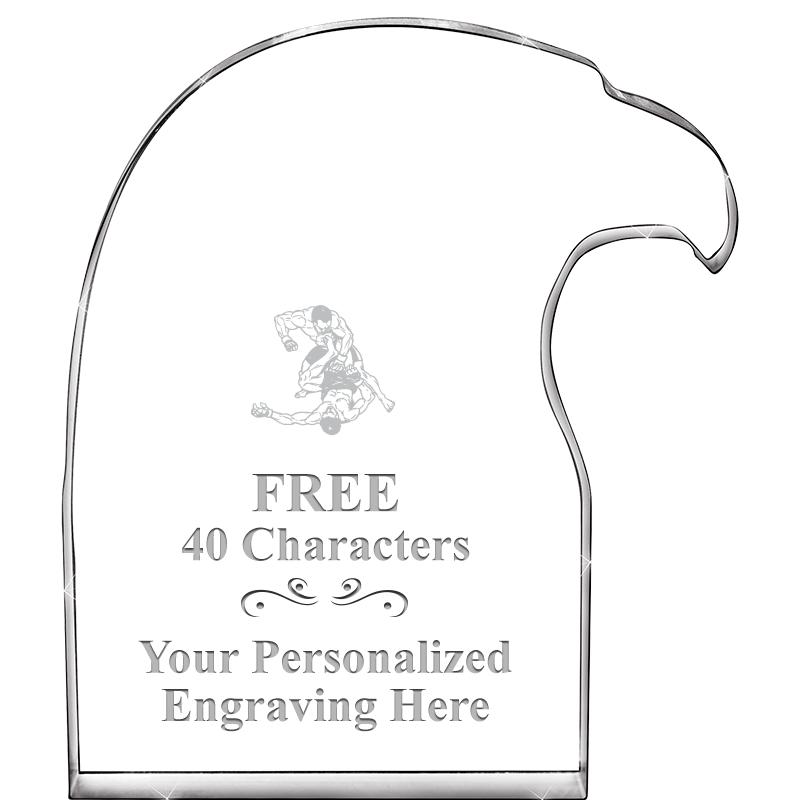 6" EAGLE HEAD ACRYLIC