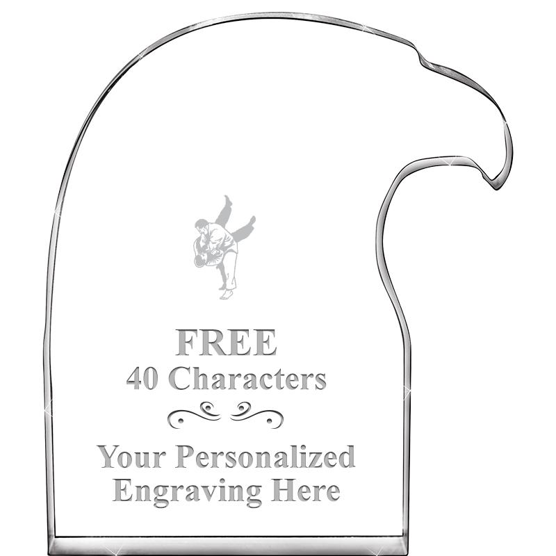 6" EAGLE HEAD ACRYLIC