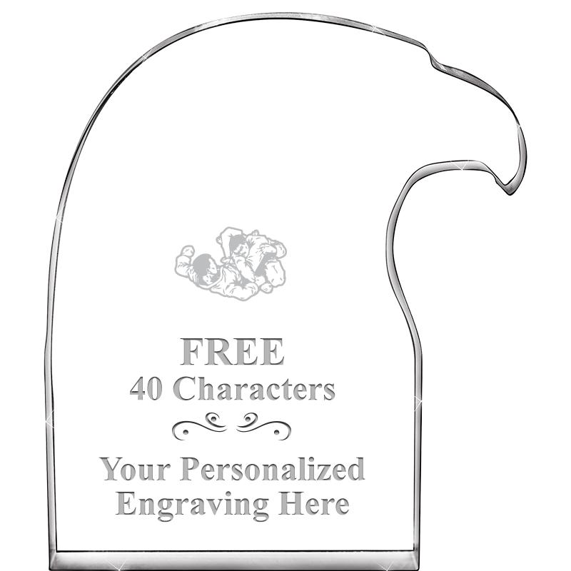 6" EAGLE HEAD ACRYLIC