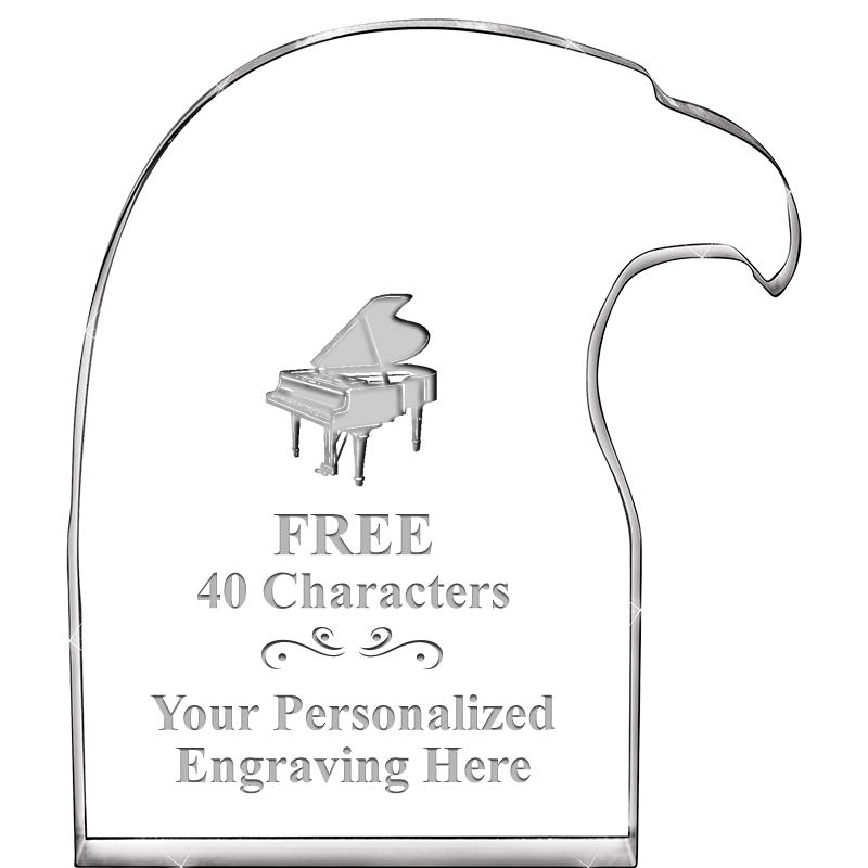 6" EAGLE HEAD ACRYLIC