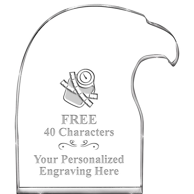 6" EAGLE HEAD ACRYLIC