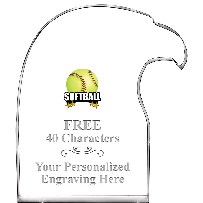 6" EAGLE HEAD ACRYLIC