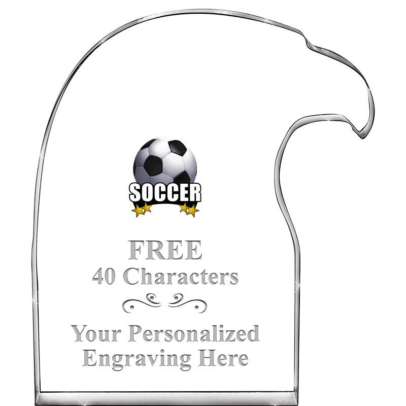 6" EAGLE HEAD ACRYLIC