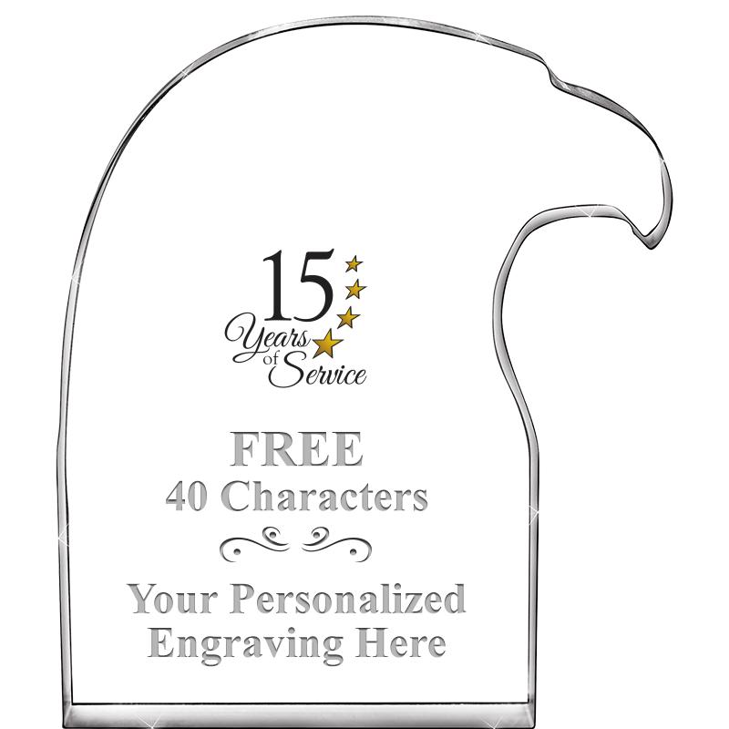 6" EAGLE HEAD ACRYLIC