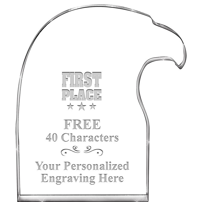 6" EAGLE HEAD ACRYLIC