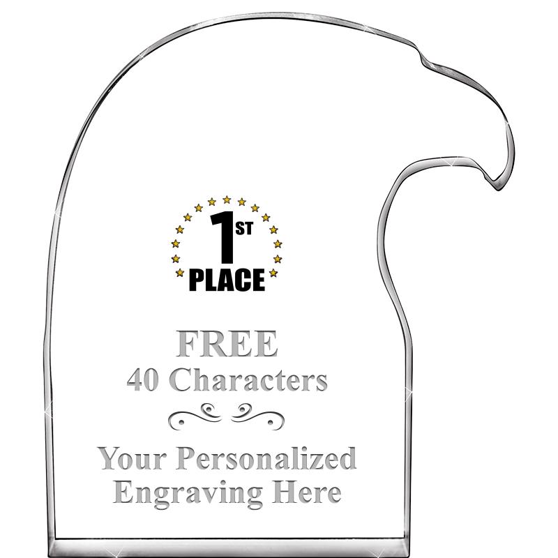 6" EAGLE HEAD ACRYLIC