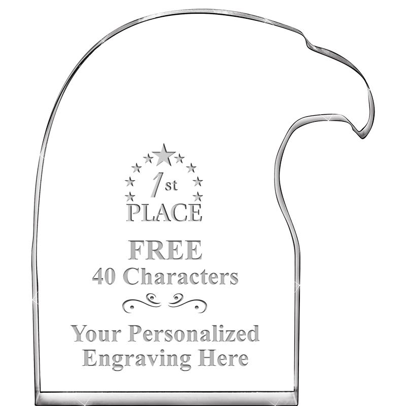 6" EAGLE HEAD ACRYLIC