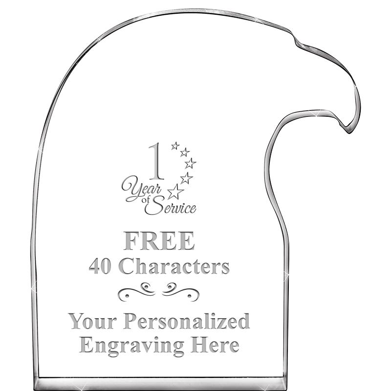 6" EAGLE HEAD ACRYLIC