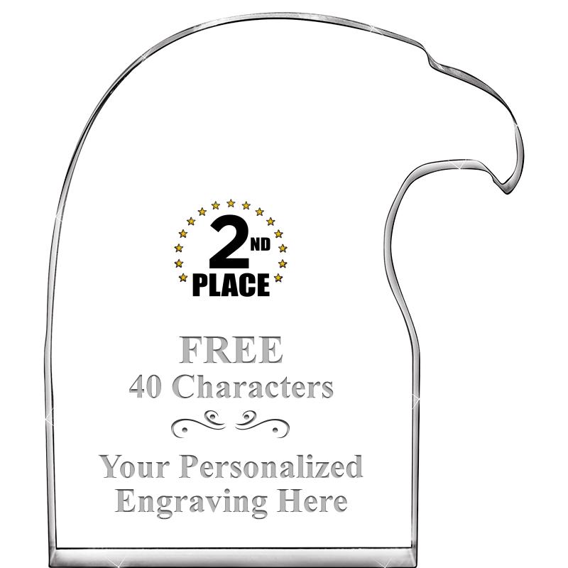 6" EAGLE HEAD ACRYLIC