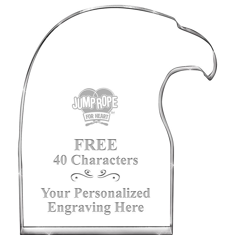 6" EAGLE HEAD ACRYLIC