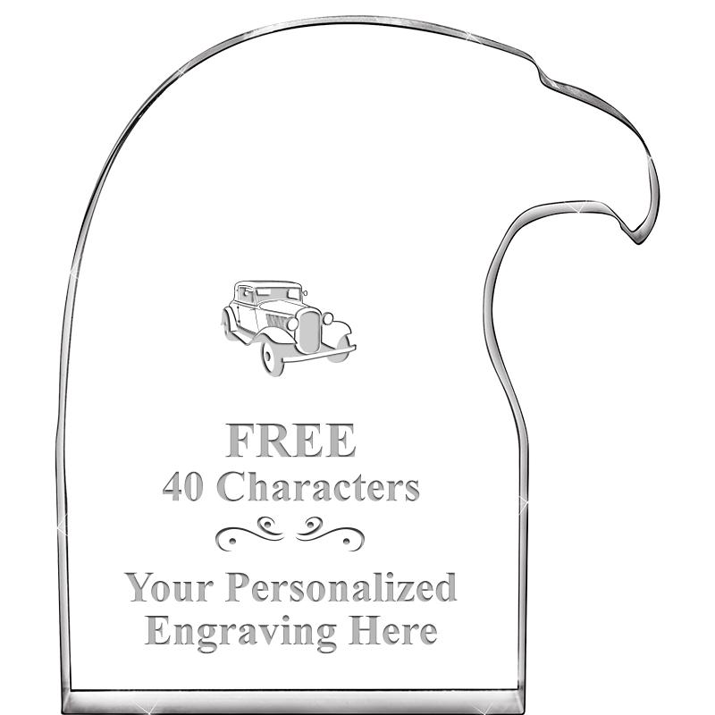 6" EAGLE HEAD ACRYLIC