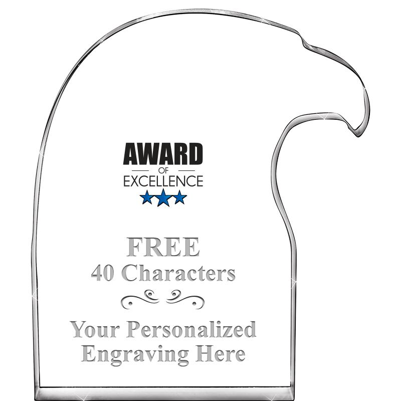 6" EAGLE HEAD ACRYLIC