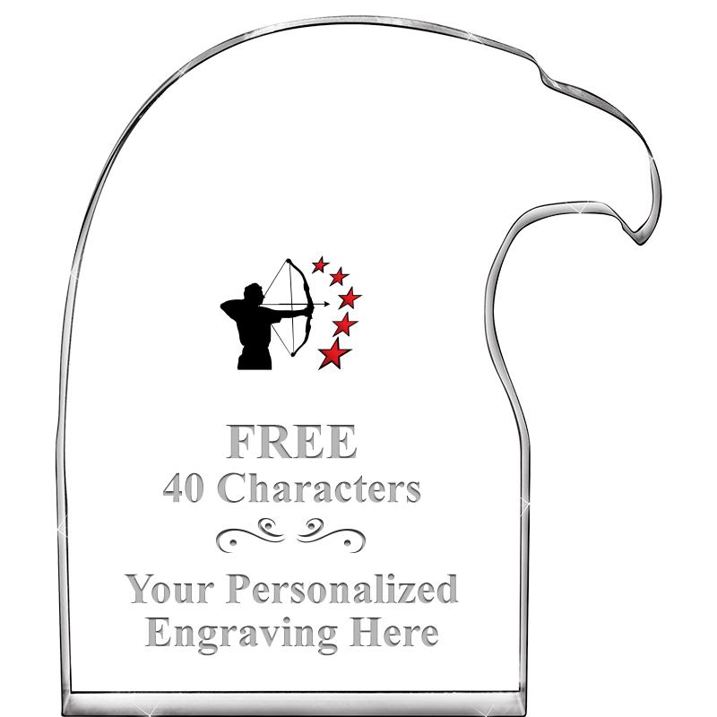 6" EAGLE HEAD ACRYLIC