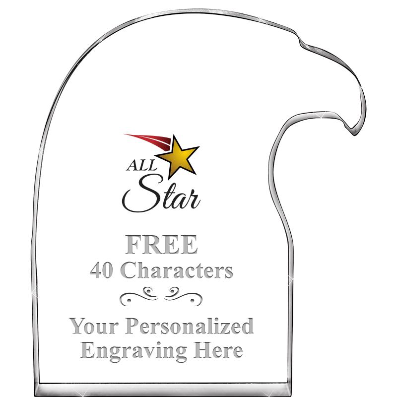 6" EAGLE HEAD ACRYLIC