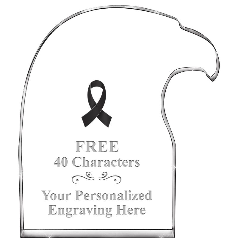 6" EAGLE HEAD ACRYLIC