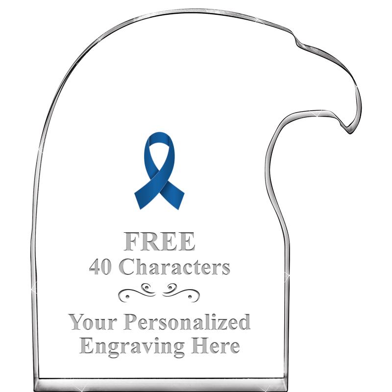 6" EAGLE HEAD ACRYLIC