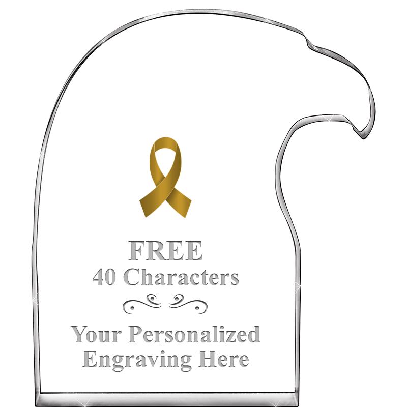 6" EAGLE HEAD ACRYLIC