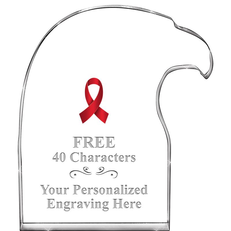 6" EAGLE HEAD ACRYLIC