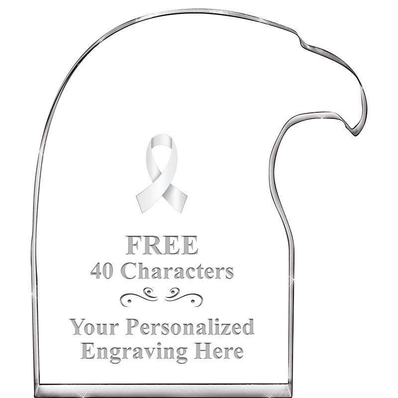 6" EAGLE HEAD ACRYLIC