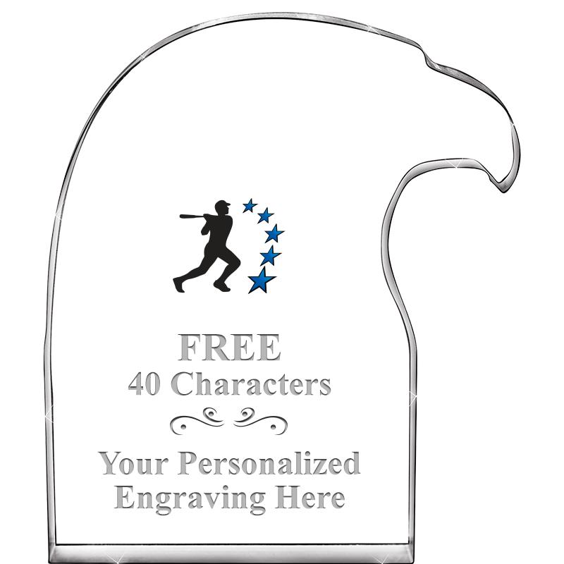 6" EAGLE HEAD ACRYLIC