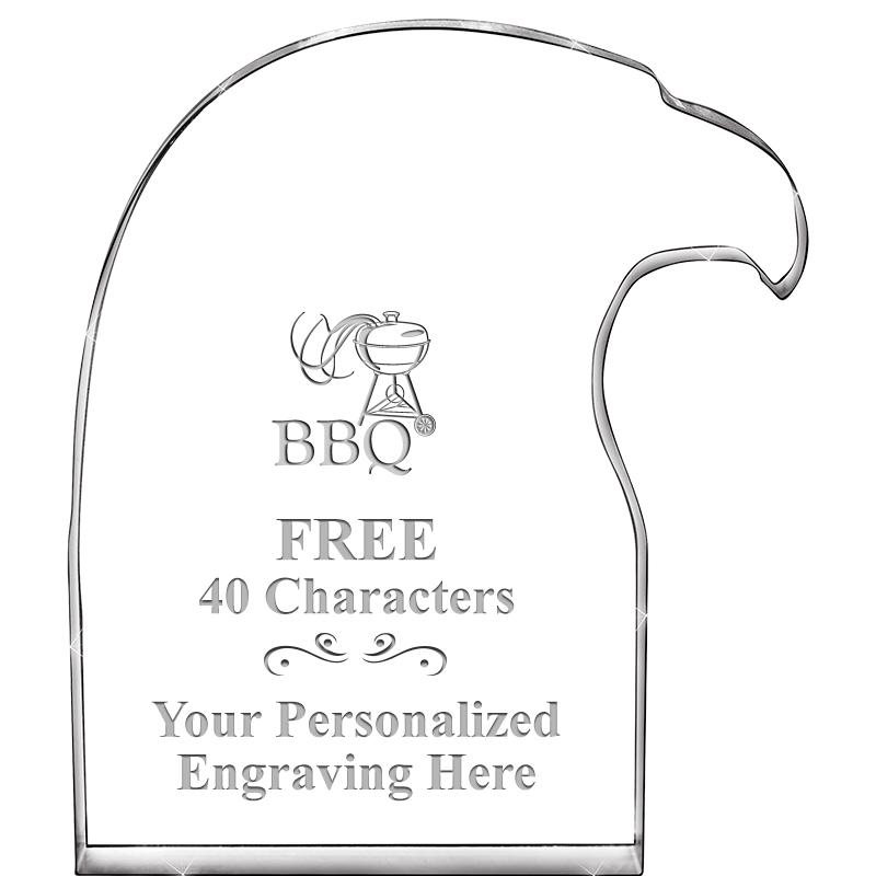 6" EAGLE HEAD ACRYLIC