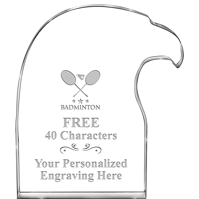 6" EAGLE HEAD ACRYLIC