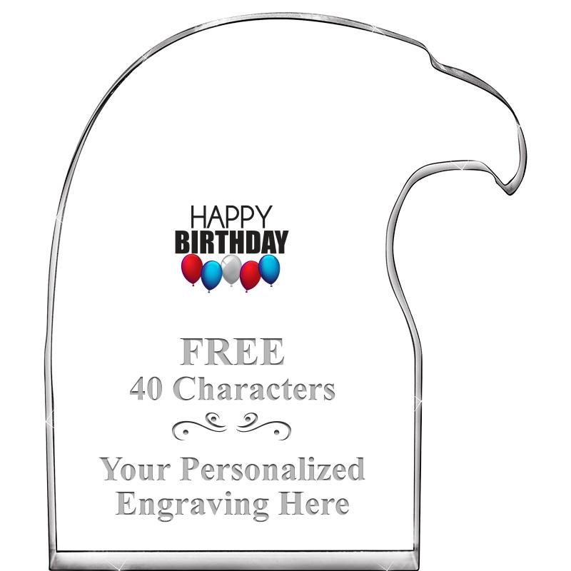 6" EAGLE HEAD ACRYLIC