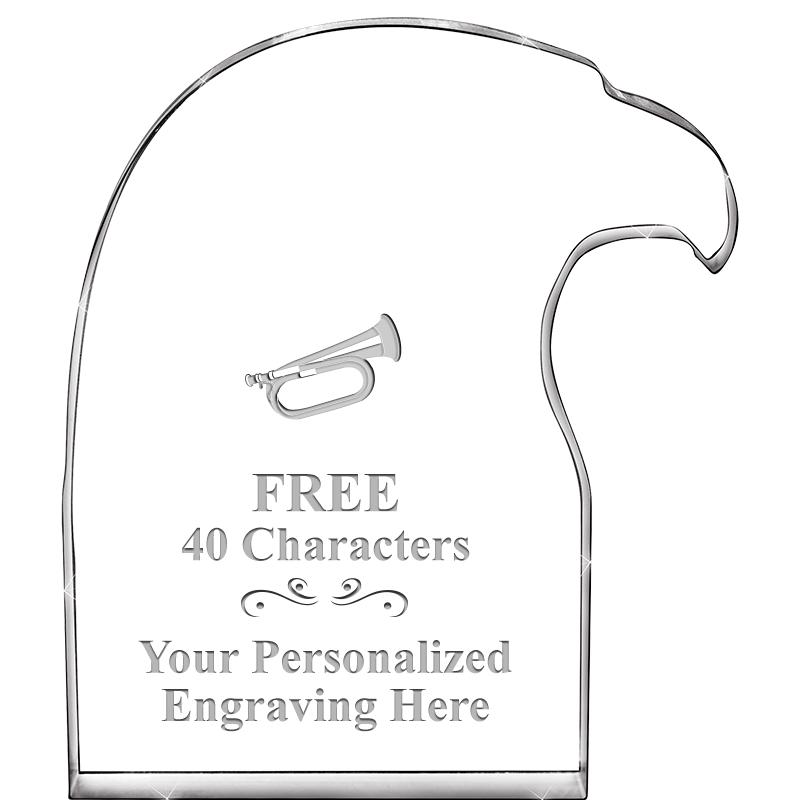 6" EAGLE HEAD ACRYLIC