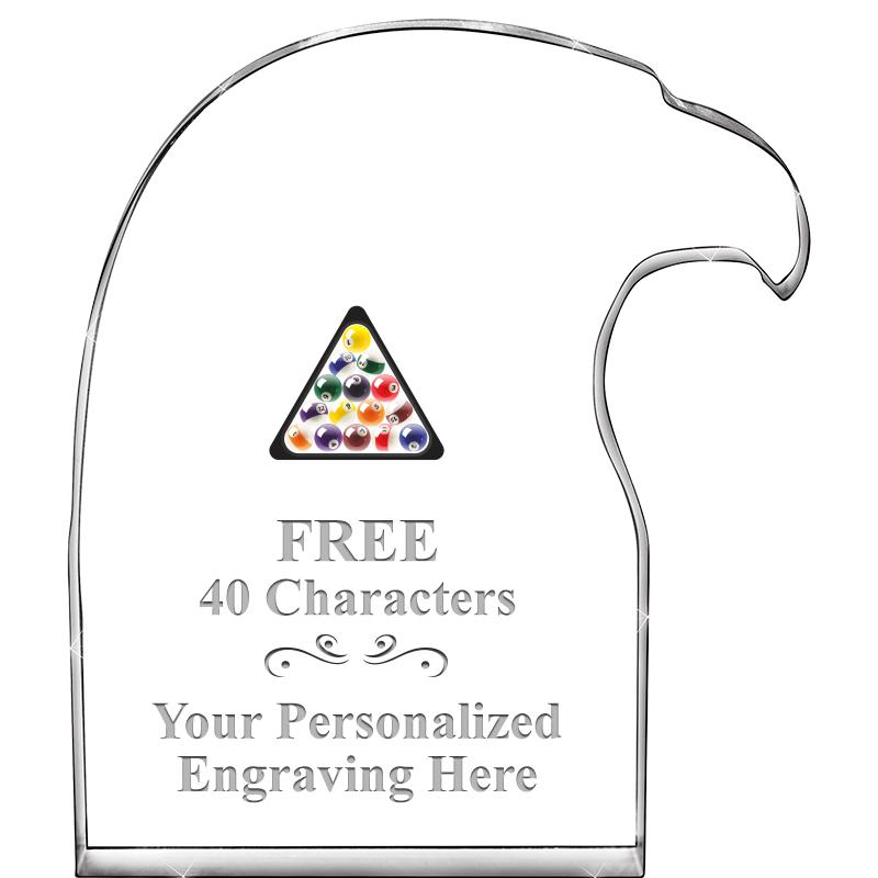 6" EAGLE HEAD ACRYLIC