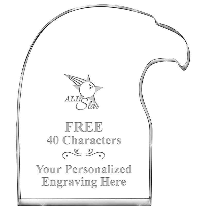 6" EAGLE HEAD ACRYLIC