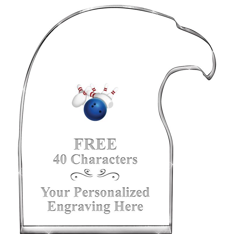 6" EAGLE HEAD ACRYLIC