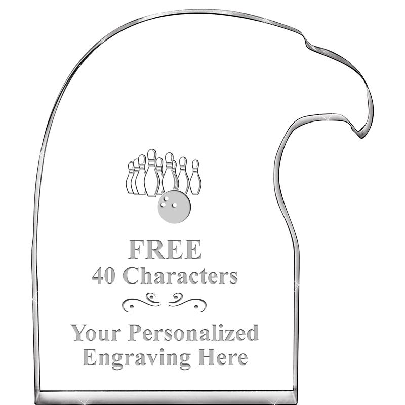 6" EAGLE HEAD ACRYLIC