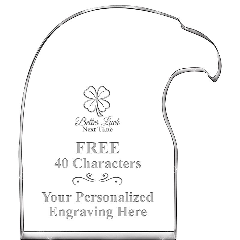 6" EAGLE HEAD ACRYLIC