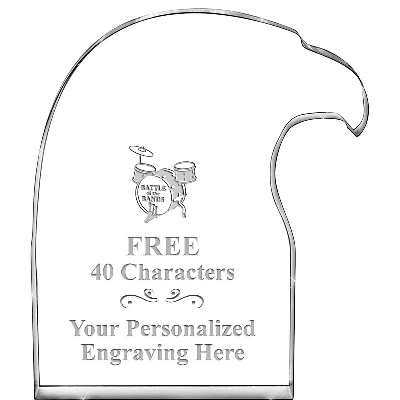 6" EAGLE HEAD ACRYLIC