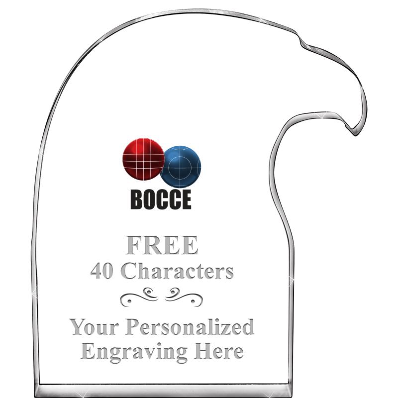 6" EAGLE HEAD ACRYLIC