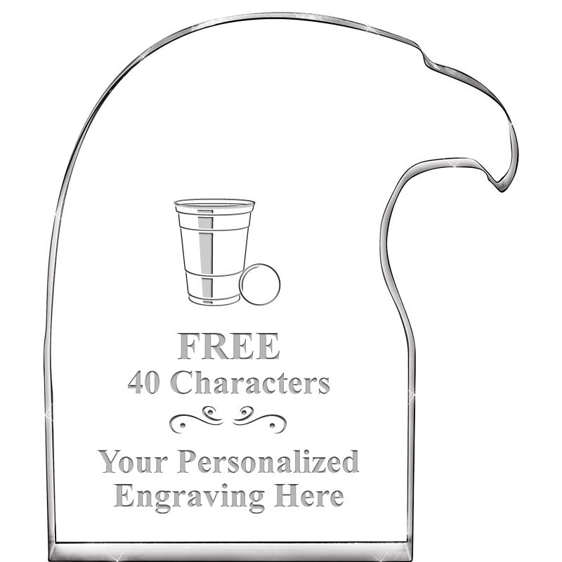 6" EAGLE HEAD ACRYLIC