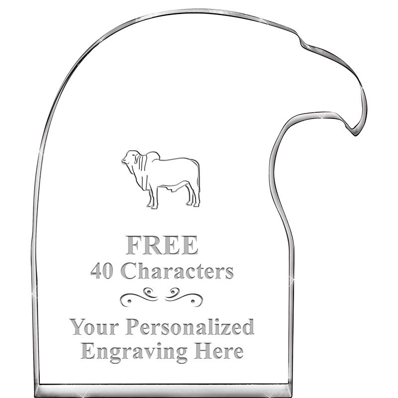 6" EAGLE HEAD ACRYLIC