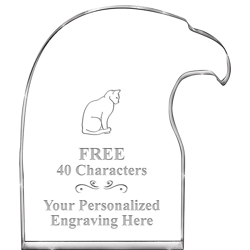 6" EAGLE HEAD ACRYLIC