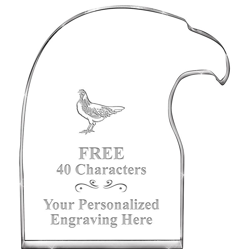 6" EAGLE HEAD ACRYLIC