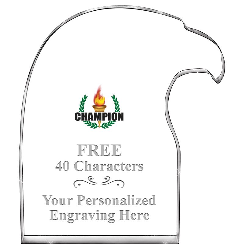 6" EAGLE HEAD ACRYLIC