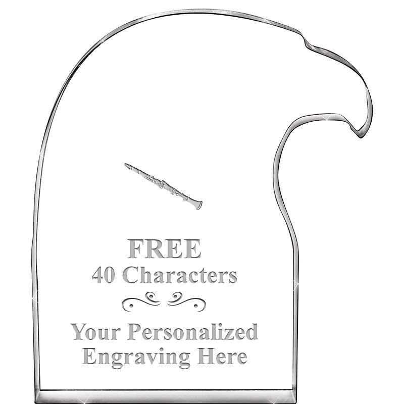 6" EAGLE HEAD ACRYLIC