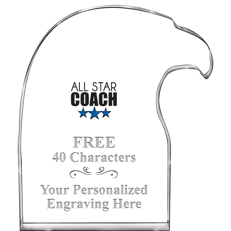 6" EAGLE HEAD ACRYLIC